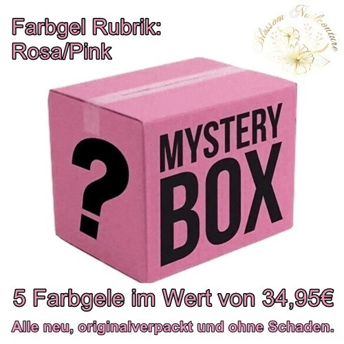 MYSTERY BOX 5 FARBGELE Rubrik Rosa/Pink - Artikelbeschreibung lesen!