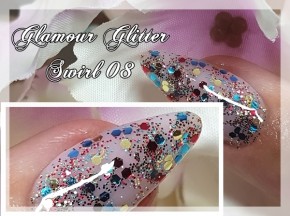 Glamour Glitter Swirl Celebration Mix 08 XL-Größe